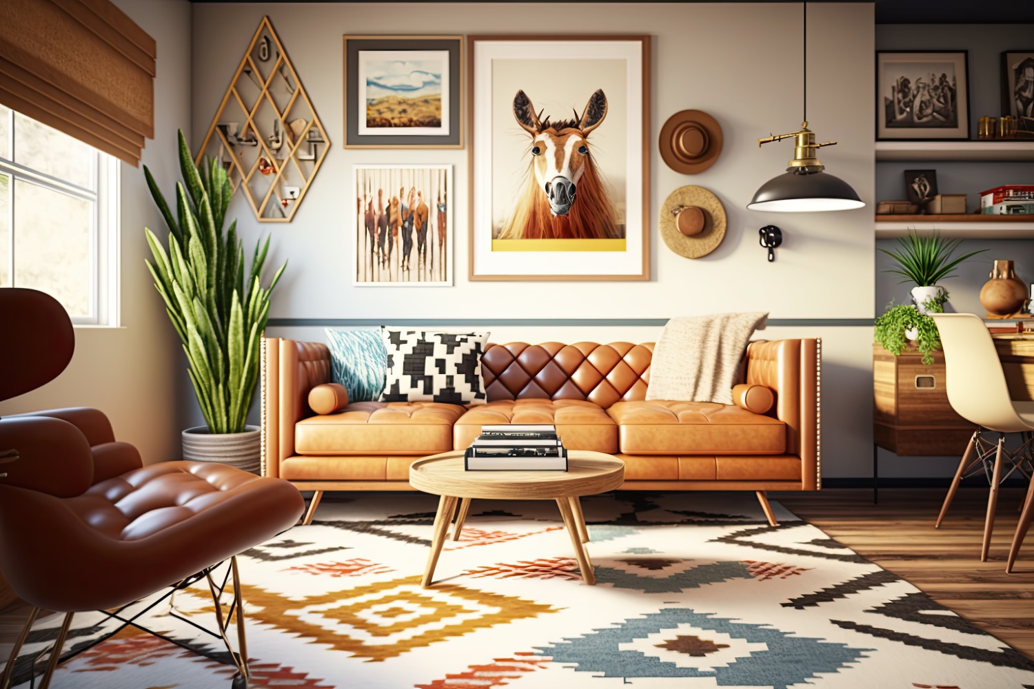 salon w stylu PRL INSPIRACJE